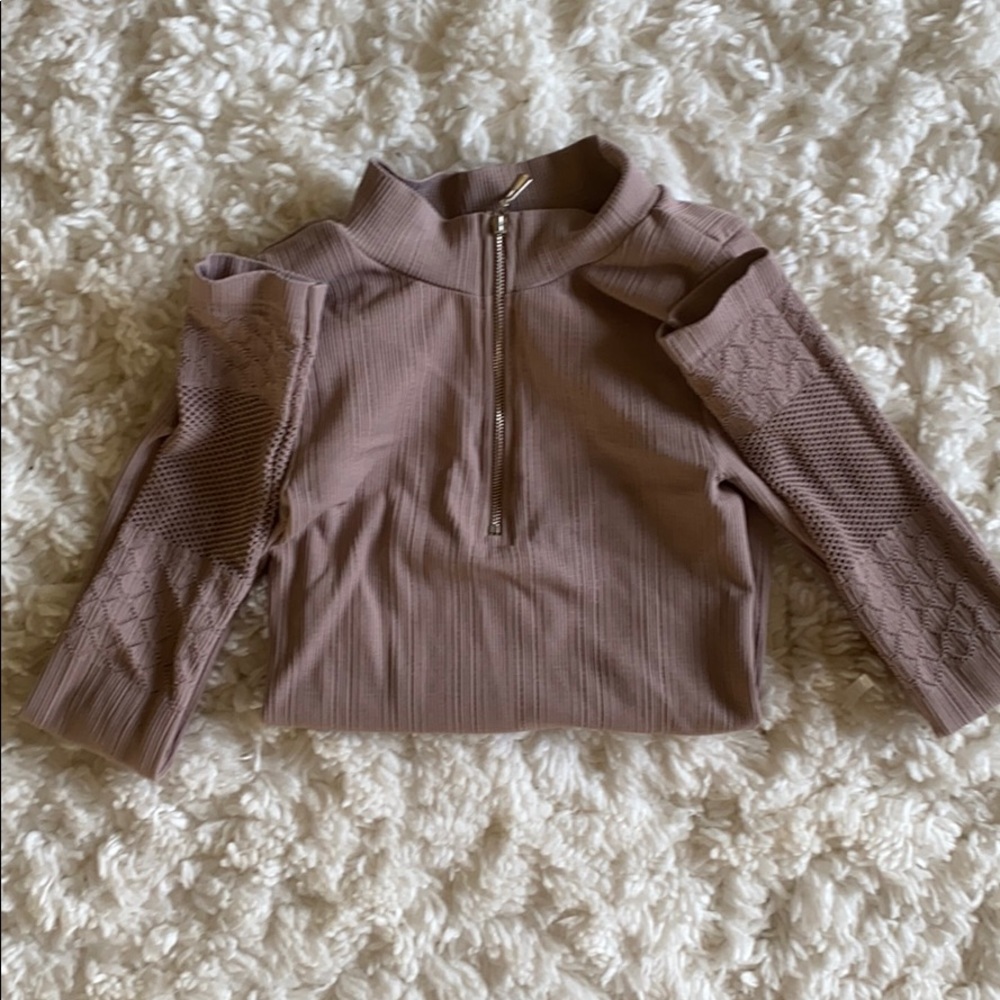 Free people movement long sleeve zip up
